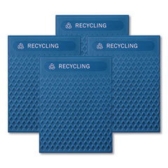 Medium Prelabeled Recycled Waste Panels for Tailor and Landmark Series Containers, 20.72